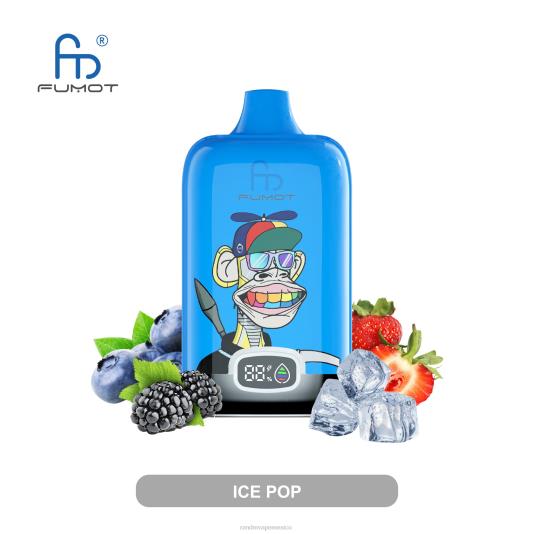 Fumot Original RandM Digital Box Dispositivo de vapeo con pantalla de líquido y batería 12000 66X8810 tornado vape flavours estallido del hielo