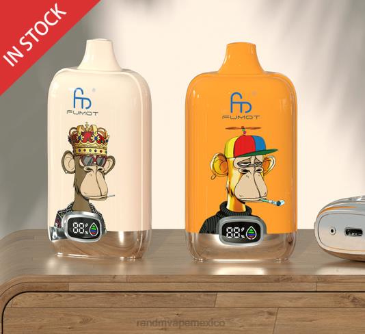 Fumot Original RandM Digital Box Dispositivo de vapeo con pantalla de líquido y batería 12000 66X8810 tornado vape flavours estallido del hielo