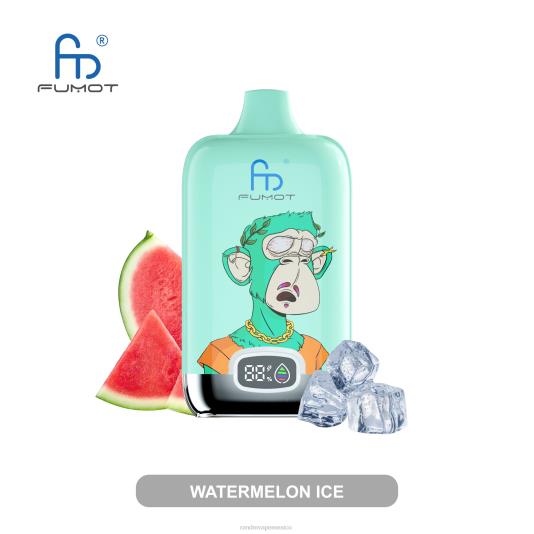 Fumot Original RandM Digital Box Dispositivo de vapeo con pantalla de líquido y batería 12000 66X8810 tornado vape flavours estallido del hielo