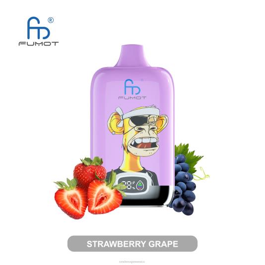 Fumot Original RandM Digital Box Dispositivo de vapeo con pantalla de líquido y batería 12000 66X8816 e cigarette RandM cola de cereza