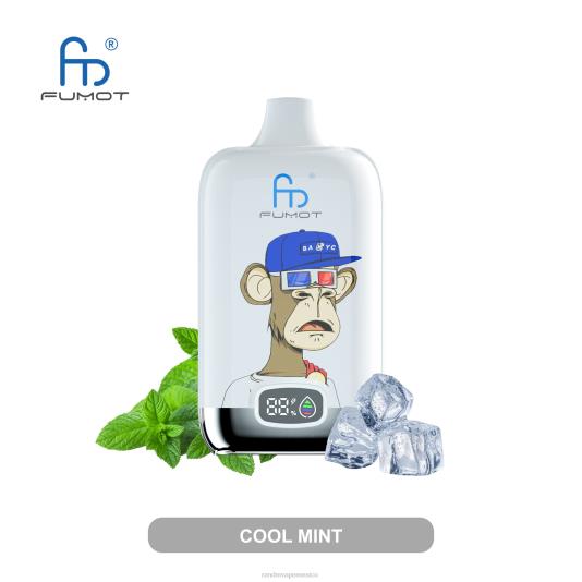 Fumot Original RandM Digital Box Dispositivo de vapeo con pantalla de líquido y batería 12000 66X881 RandM vape eesti menta fresca