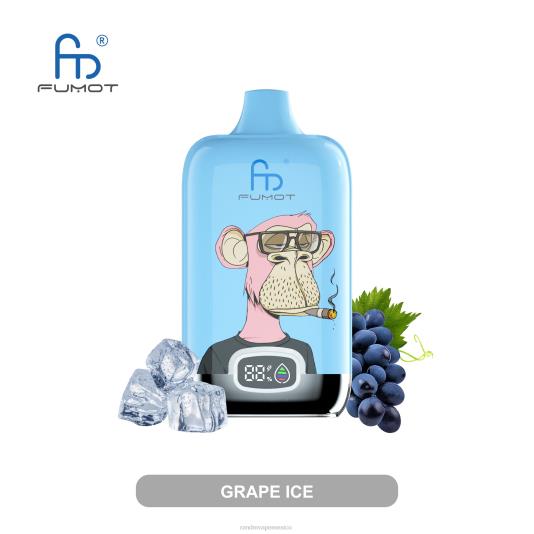 Fumot Original RandM Digital Box Dispositivo de vapeo con pantalla de líquido y batería 12000 66X887 RandM vape sale hielo exuberante