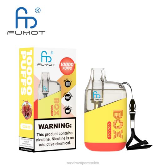 Fumot Original RandM Tornado Box Dispositivo vapeador con control de flujo de aire 10000 1 ud. 66X88100 tornado vape flavours hielo de cola