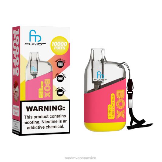 Fumot Original RandM Tornado Box Dispositivo vapeador con control de flujo de aire 10000 1 ud. 66X88101 RandM vape eesti menta de tabaco