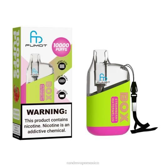 Fumot Original RandM Tornado Box Dispositivo vapeador con control de flujo de aire 10000 1 ud. 66X88101 RandM vape eesti menta de tabaco