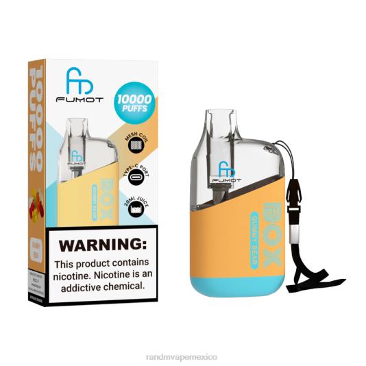 Fumot Original RandM Tornado Box Dispositivo vapeador con control de flujo de aire 10000 1 ud. 66X88101 RandM vape eesti menta de tabaco