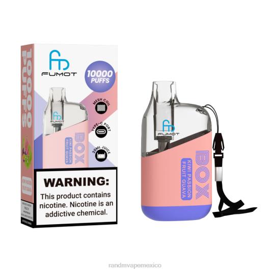 Fumot Original RandM Tornado Box Dispositivo vapeador con control de flujo de aire 10000 1 ud. 66X88101 RandM vape eesti menta de tabaco