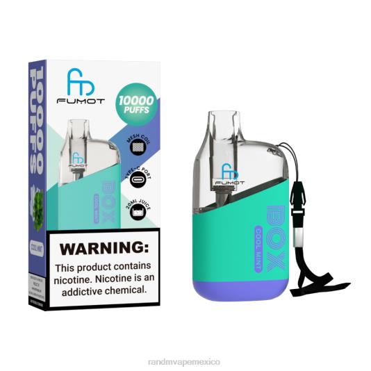 Fumot Original RandM Tornado Box Dispositivo vapeador con control de flujo de aire 10000 1 ud. 66X8887 RandM vape sale menta fresca