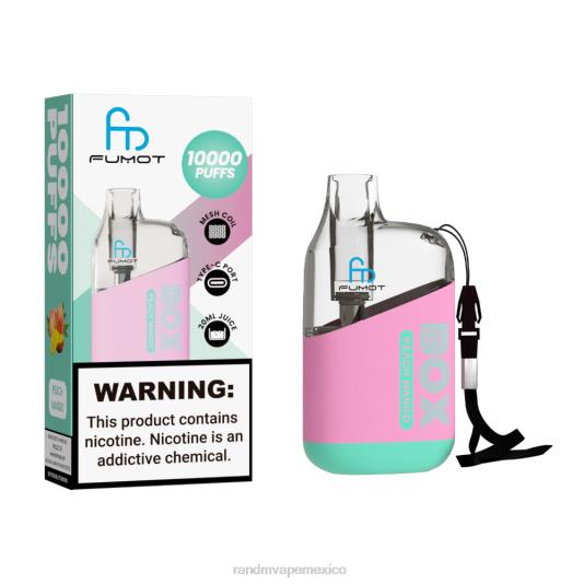 Fumot Original RandM Tornado Box Dispositivo vapeador con control de flujo de aire 10000 1 ud. 66X8890 tornado vape flavours mango durazno