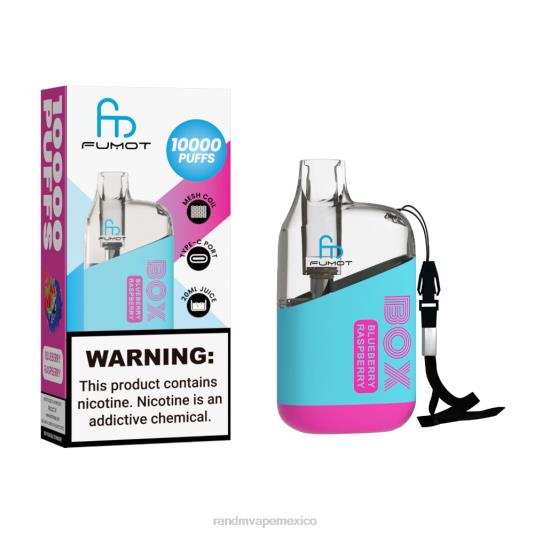 Fumot Original RandM Tornado Box Dispositivo vapeador con control de flujo de aire 10000 1 ud. 66X8895 RandM disposable vape frambuesa arándano