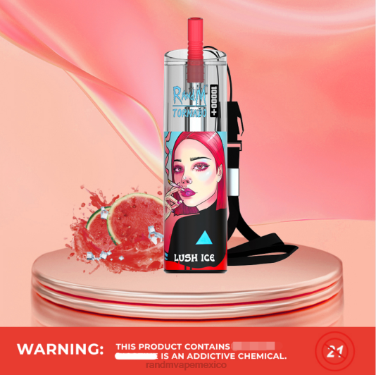 RandM Tornado Dispositivo vapeador con control de flujo de aire 10000 plus 1 ud. 66X8876 e cigarette RandM hielo de uva