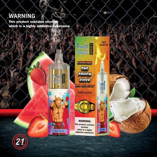 RandM Tornado Dispositivo vapeador con control de flujo de aire 10000 1 ud. 66X88102 RandM vape tallinn fresa frambuesa