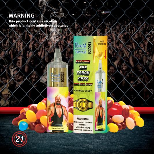 RandM Tornado Dispositivo vapeador con control de flujo de aire 10000 1 ud. 66X88102 RandM vape tallinn fresa frambuesa