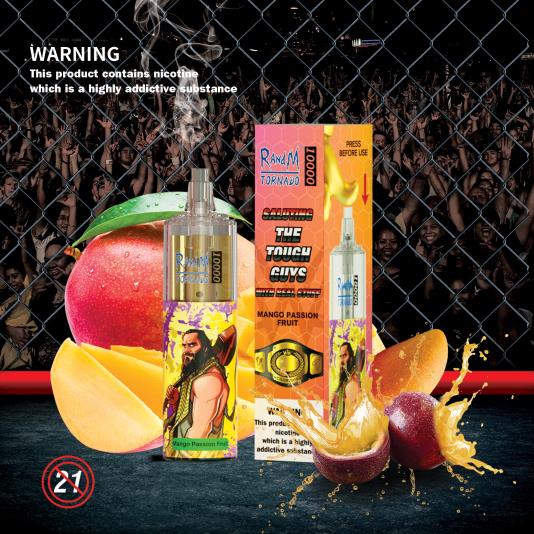 RandM Tornado Dispositivo vapeador con control de flujo de aire 10000 1 ud. 66X88102 RandM vape tallinn fresa frambuesa