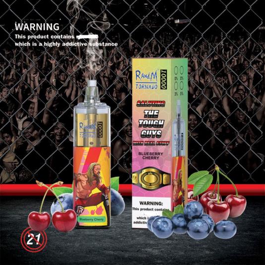 RandM Tornado Dispositivo vapeador con control de flujo de aire 10000 1 ud. 66X88103 RandM tornado eesti cereza de arándano