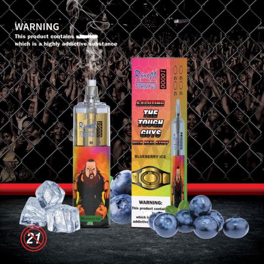 RandM Tornado Dispositivo vapeador con control de flujo de aire 10000 1 ud. 66X88104 RandM vape flavors hielo de arándanos