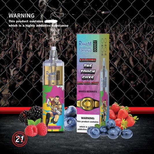 RandM Tornado Dispositivo vapeador con control de flujo de aire 10000 1 ud. 66X88105 RandM disposable vape mezcla de baya