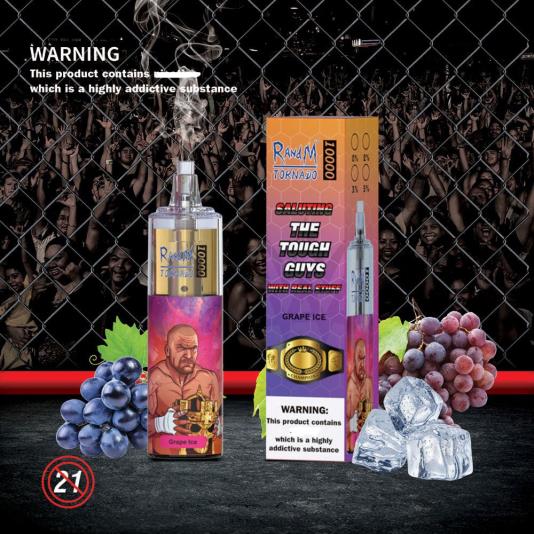 RandM Tornado Dispositivo vapeador con control de flujo de aire 10000 1 ud. 66X88109 RandM tornado price hielo de uva