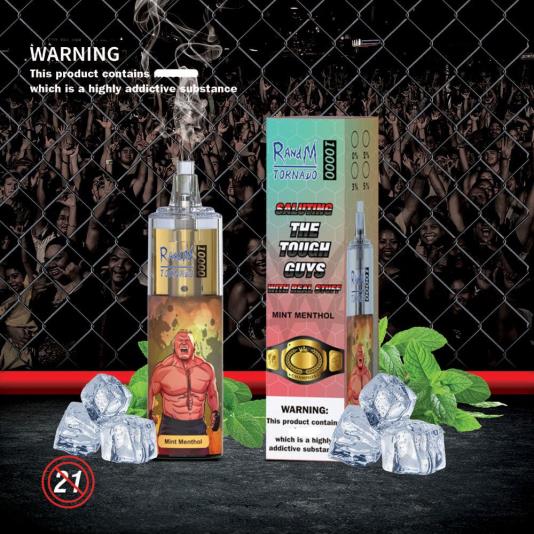 RandM Tornado Dispositivo vapeador con control de flujo de aire 10000 1 ud. 66X88110 tornado vape flavours mentol de menta