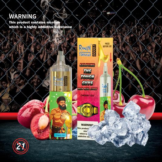 RandM Tornado Dispositivo vapeador con control de flujo de aire 10000 1 ud. 66X88116 e cigarette RandM caramelo arcoiris