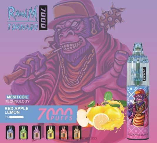 RandM Tornado Dispositivo vapeador con control de flujo de aire 7000 1 ud. 66X88173 RandM tornado eesti hielo de uva