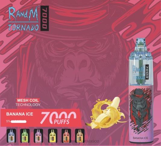 RandM Tornado Dispositivo vapeador con control de flujo de aire 7000 1 ud. 66X88173 RandM tornado eesti hielo de uva