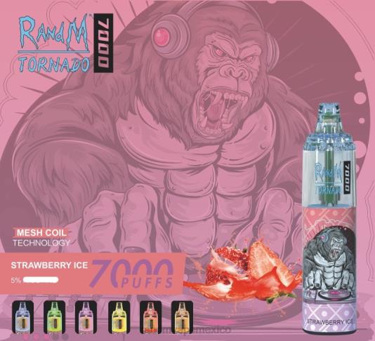 RandM Tornado Dispositivo vapeador con control de flujo de aire 7000 1 ud. 66X88173 RandM tornado eesti hielo de uva
