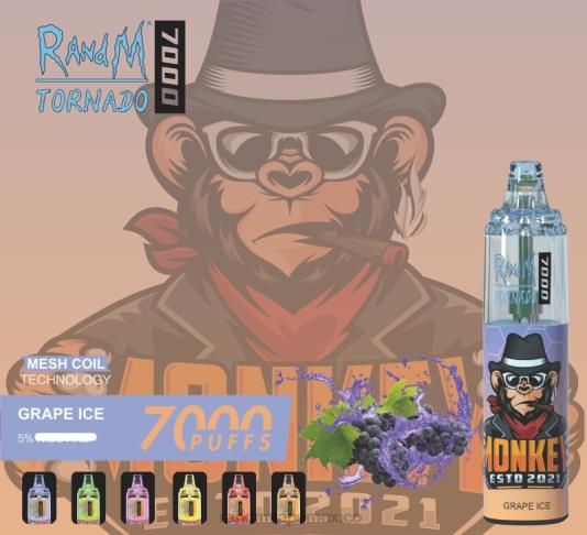 RandM Tornado Dispositivo vapeador con control de flujo de aire 7000 1 ud. 66X88175 RandM disposable vape ron piña colada