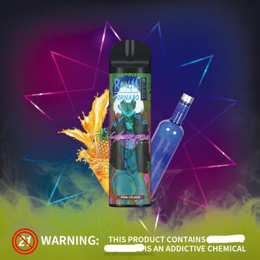 RandM Tornado Dispositivo vapeador con control de flujo de aire 8000 1 ud. 66X88236 e cigarette RandM hielo exuberante