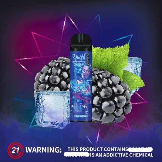 RandM Tornado Dispositivo vapeador con control de flujo de aire 8000 1 ud. 66X88237 RandM vape sale hielo azul
