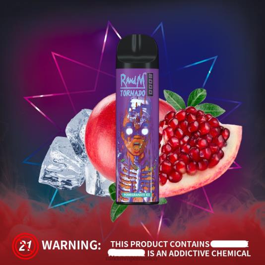 RandM Tornado Dispositivo vapeador con control de flujo de aire 8000 1 ud. 66X88241 RandM vape eesti pera de algodón