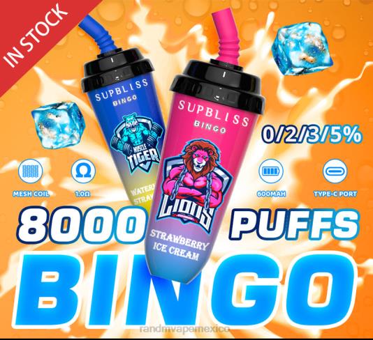 RandM Supbliss Bingo Dispositivo de vapeo 8000 1 ud. 66X88261 RandM vape eesti uva sakura