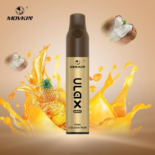 RandM Movkin Ulax Dispositivo de vapeo desechable recargable 6800 (bobina de cerámica) 66X8863 RandM tornado eesti ron piña colada