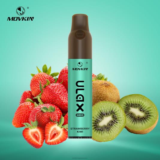 RandM Movkin Ulax Dispositivo de vapeo desechable recargable 6800 (bobina de cerámica) 66X8866 e cigarette RandM kiwi fresa