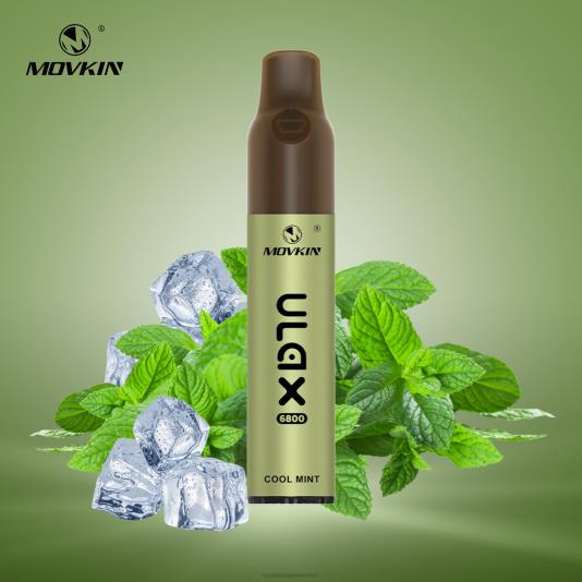 RandM Movkin Ulax Dispositivo de vapeo desechable recargable 6800 (bobina de cerámica) 66X8869 RandM tornado price ulax de menta fresca