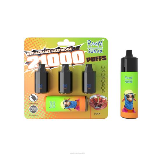 RandM Sunax Dispositivo de vapeo reemplazable con cápsula de control de flujo de aire 21000 1 ud. 66X88276 e cigarette RandM reajuste salarial