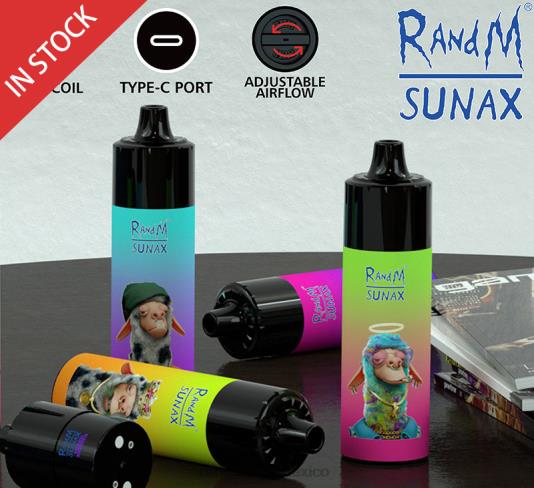 RandM Sunax Dispositivo de vapeo reemplazable con cápsula de control de flujo de aire 21000 1 ud. 66X88276 e cigarette RandM reajuste salarial