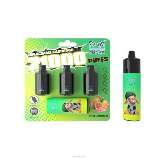 RandM Sunax Dispositivo de vapeo reemplazable con cápsula de control de flujo de aire 21000 1 ud. 66X88276 e cigarette RandM reajuste salarial