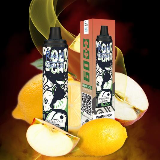 RandM Tornado Dispositivo vape pod con control de flujo de aire 6000 1 pieza 66X88279 RandM tornado price manzana roja limón