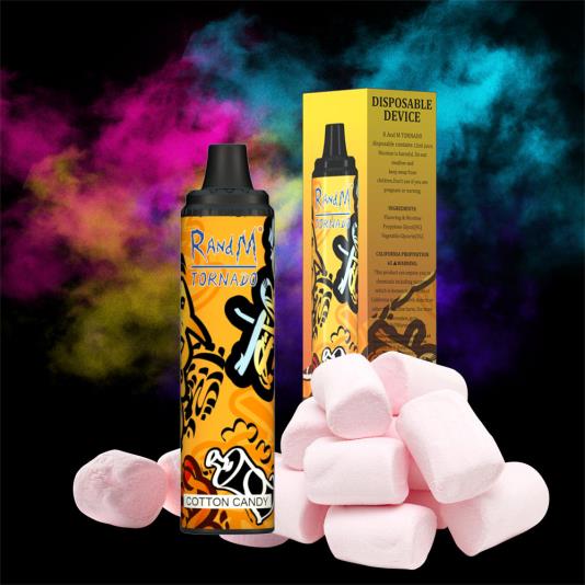 RandM Tornado Dispositivo vape pod con control de flujo de aire 6000 1 pieza 66X88280 tornado vape flavours ron piña colada