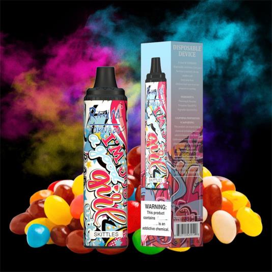 RandM Tornado Dispositivo vape pod con control de flujo de aire 6000 1 pieza 66X88280 tornado vape flavours ron piña colada