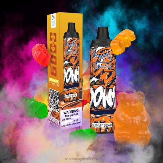 RandM Tornado Dispositivo vape pod con control de flujo de aire 6000 1 pieza 66X88281 RandM vape eesti osito de goma
