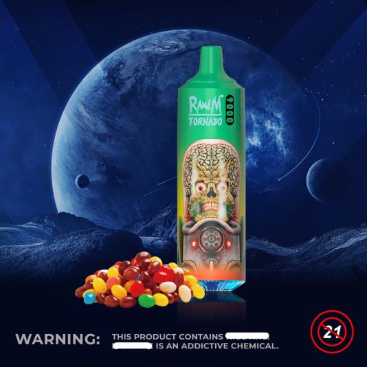 RandM Tornado Dispositivo vape pod 9000 1 pieza versión 1 66X88131 RandM vape eesti caramelo arcoiris