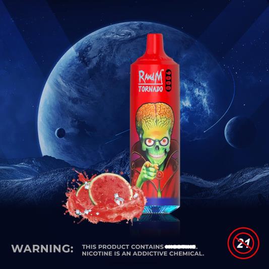 RandM Tornado Dispositivo vape pod 9000 1 pieza versión 2 66X88147 RandM vape sale sandía brazz hielo